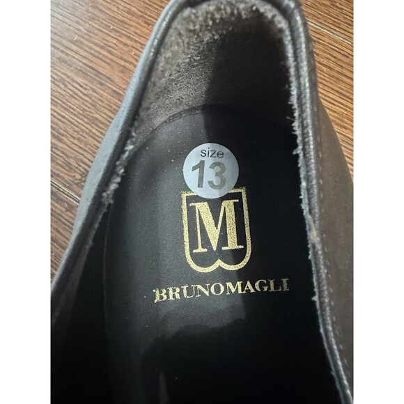BRUNO MAGLI ‘LUNA’ MENS Brown LEATHER CAP-TOE OXFORD MADE IN ITALY SIZE 13 NWOT